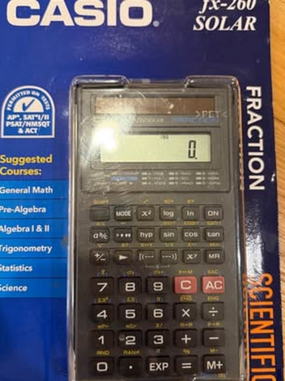 Casio fx-260 Solar Scientific Calculator
